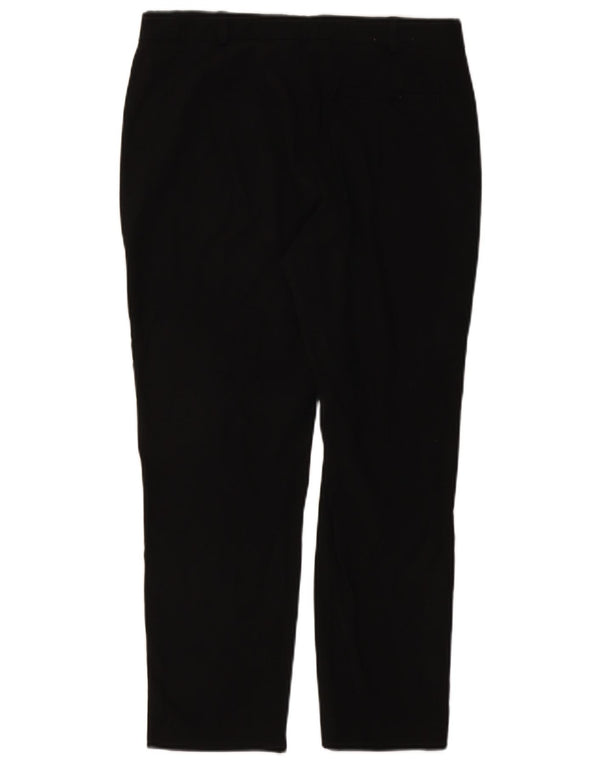 Marks & Spencer Pantalon de costume court pour femme UK 12 Medium W30 L25 Noir