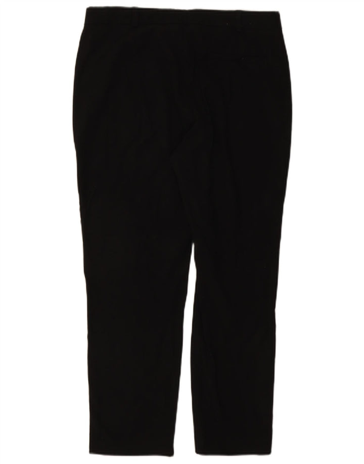 Marks & Spencer Pantalon de costume court pour femme UK 12 Medium W30 L25 Noir