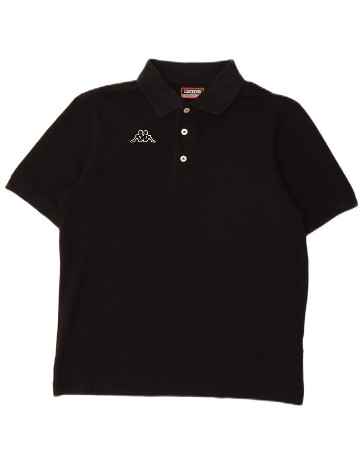 KAPPA Polo Homme Noir Moyen Coton