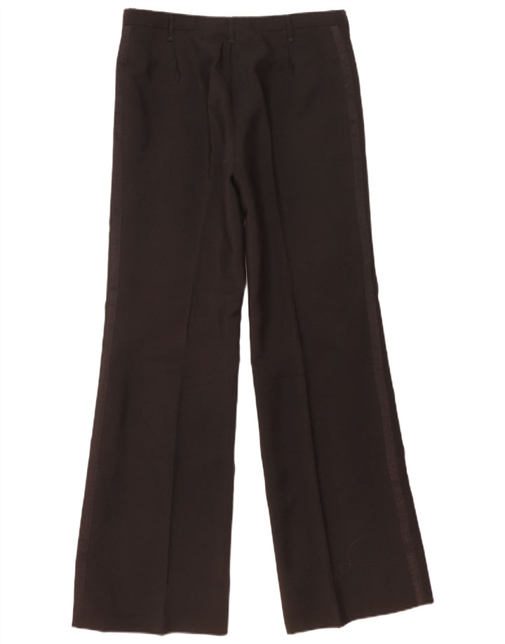 Costume Vintage 2 pièces pour hommes, 1 bouton, moyen W32 L31, noir