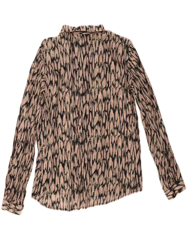 Scotch & Soda Chemisier à motif abstrait pour femme Rose moyen UK 44