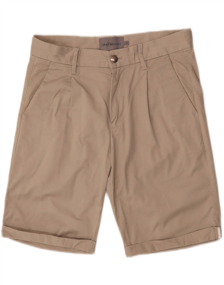 Calvin Klein Short Chino Pegged Homme W30 Beige Moyen