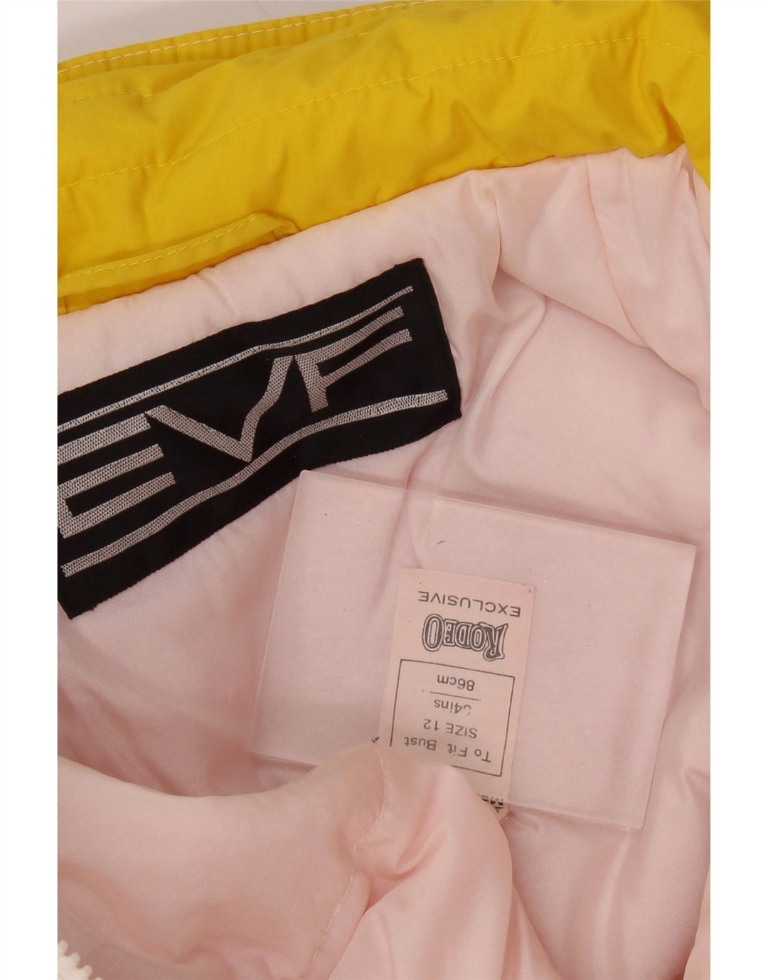 Rodeo Veste matelassée surdimensionnée pour femme US 12 Grand rose en polyester color block