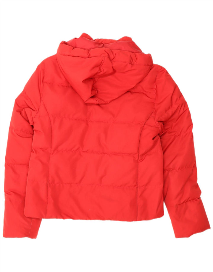 Champion Veste matelassée à capuche pour femme UK 14 Rouge moyen Polyester