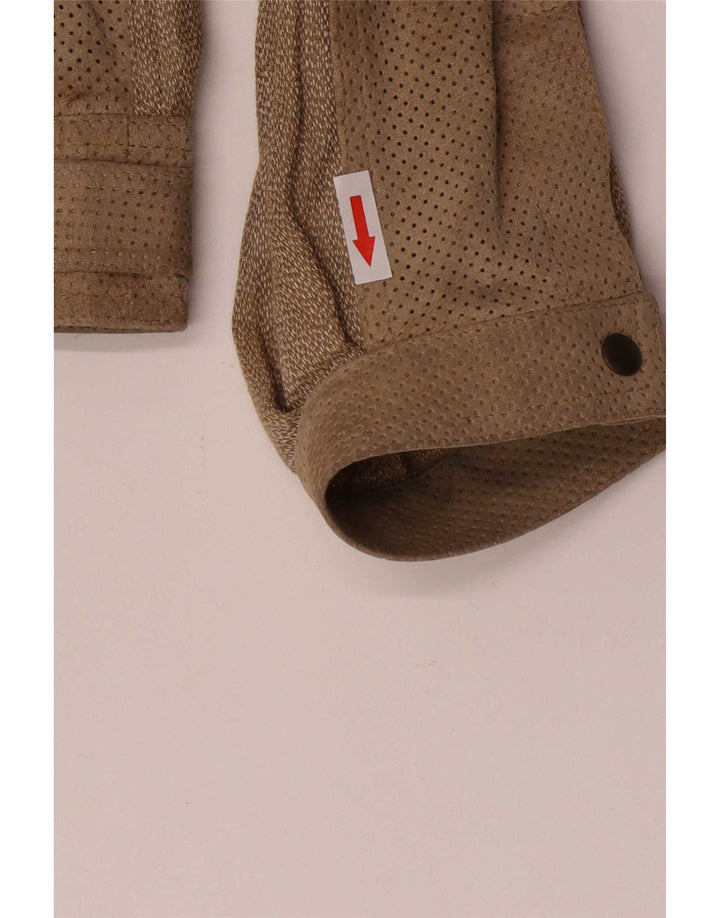 Breco's Bomber Jacket IT 50 Large Brown Linen