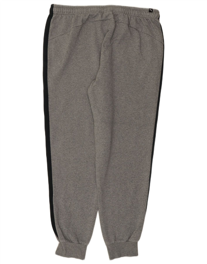 Puma Pantalon de survêtement pour homme 2XL Gris Colorblock Polyester