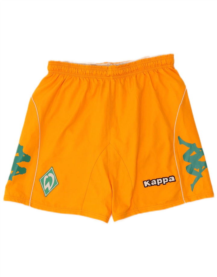 KAPPA Short de Sport Graphique Homme Orange Moyen Polyester