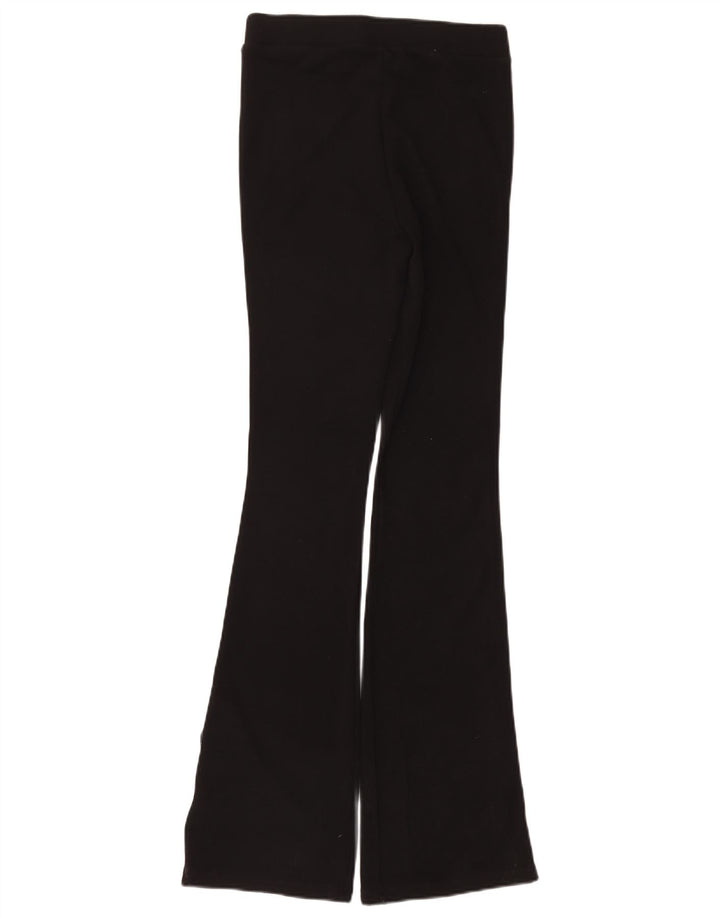 Zara Femme Pantalon De Survêtement Flare Polyamide Noir Moyen |