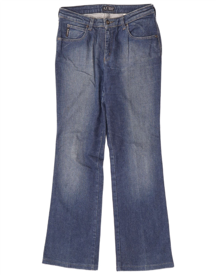 Armani Femme Bootcut Jeans W31 L31 Bleu Coton