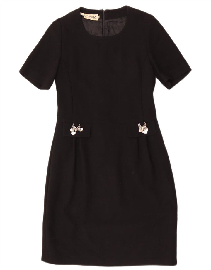Robe fourreau femme vintage IT 48 XL Noir