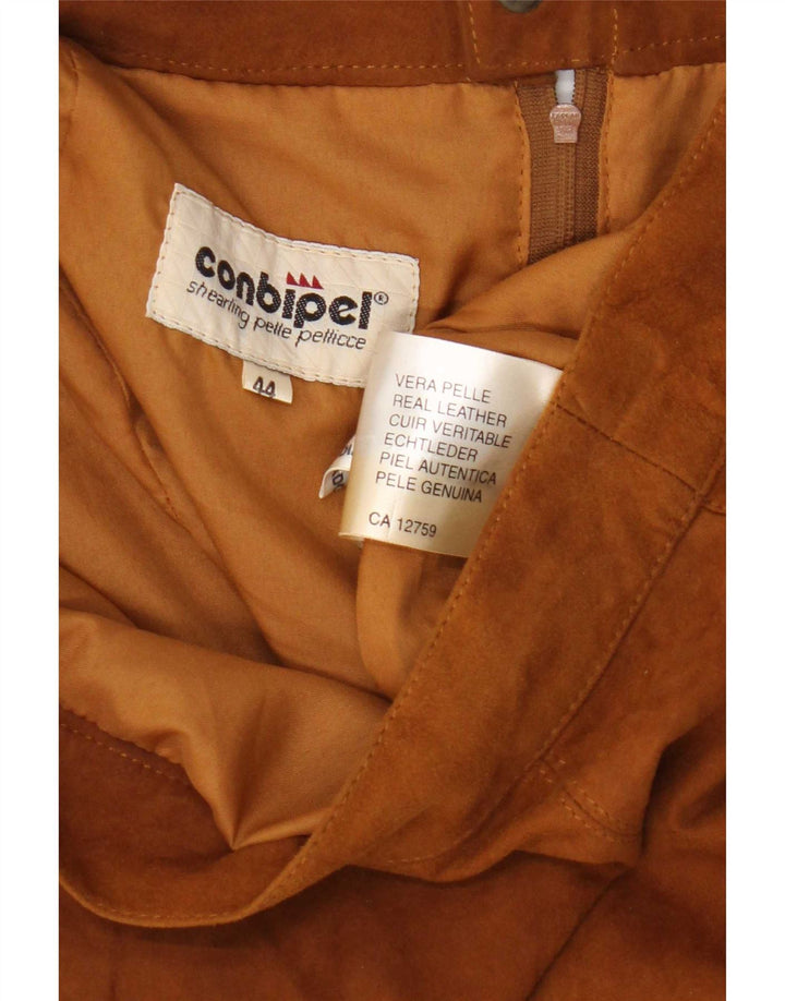 Conbipel Mini-jupe en daim pour femme IT 44 Medium W28 Cuir marron