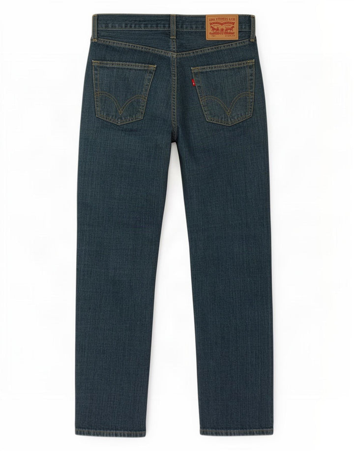 Levi's Jean Droit 751 Homme Bleu W30 L32 Coton