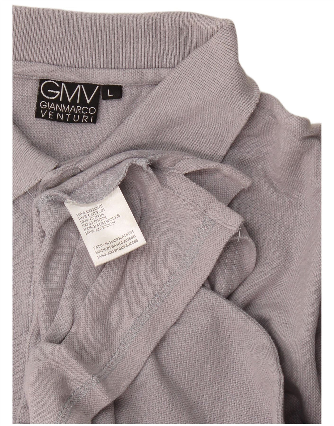 Gianmarco Venturi Polo Homme Grand Gris
