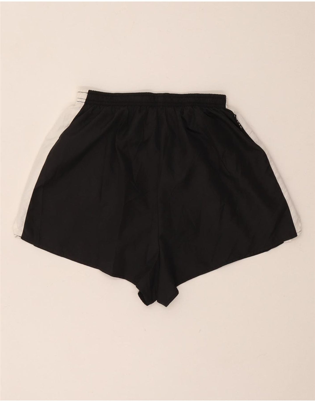 Nike Short de sport pour femme US 8/10 Polyester color block noir moyen