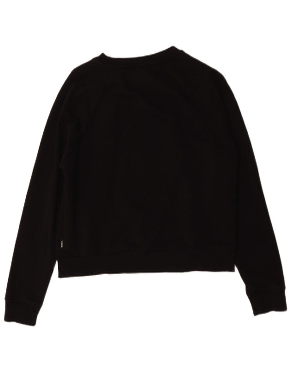 Vans Sweat-shirt court surdimensionné pour femme UK 10 Petit Noir