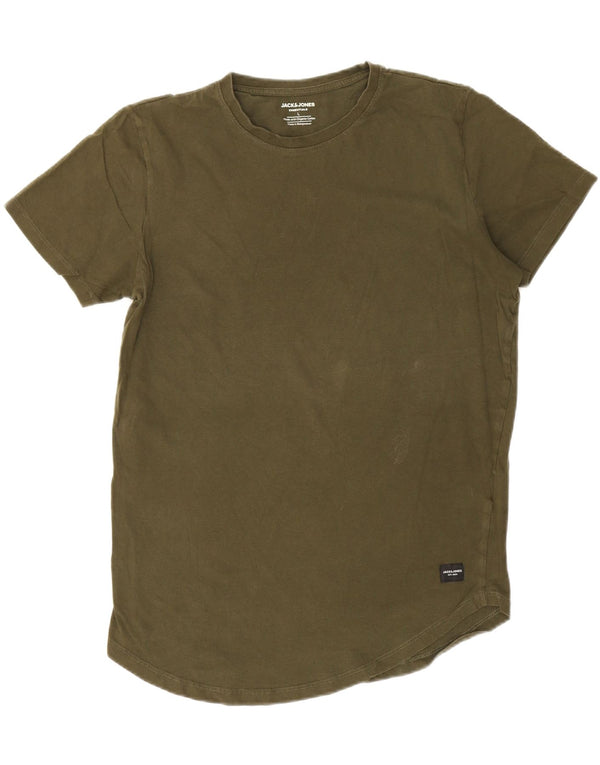 Jack & Jones T-Shirt Lash Homme Kaki Large Coton