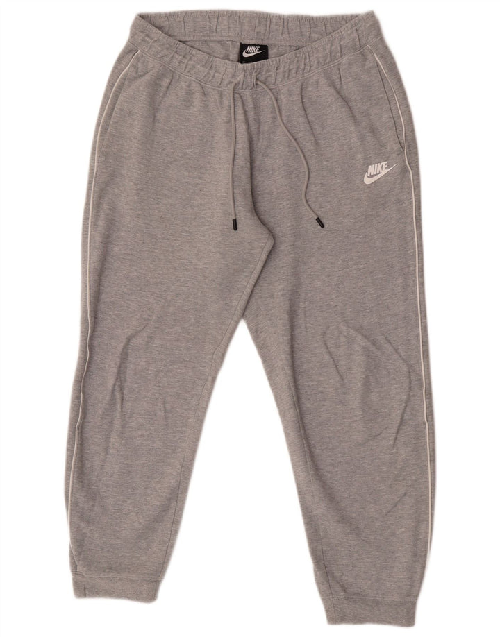 Nike Pantalon de survêtement pour homme en coton moucheté gris moyen
