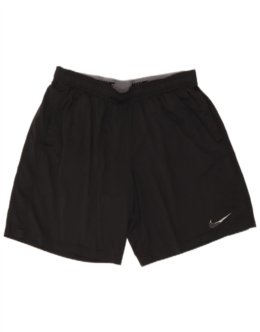 Short de sport Nike Dri Fit pour hommes, grand, noir, polyester