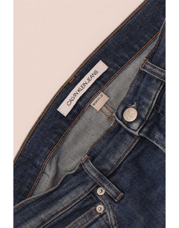Calvin Klein Jean droit homme W34 L32 bleu