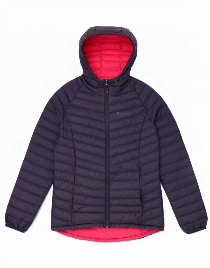 Mountain Warehouse Veste matelassée à capuche pour femme UK 10 Small Bleu marine
