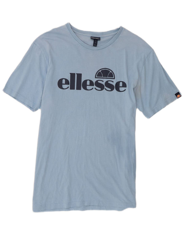 Ellesse T-Shirt Graphique Homme Top XL Bleu Coton