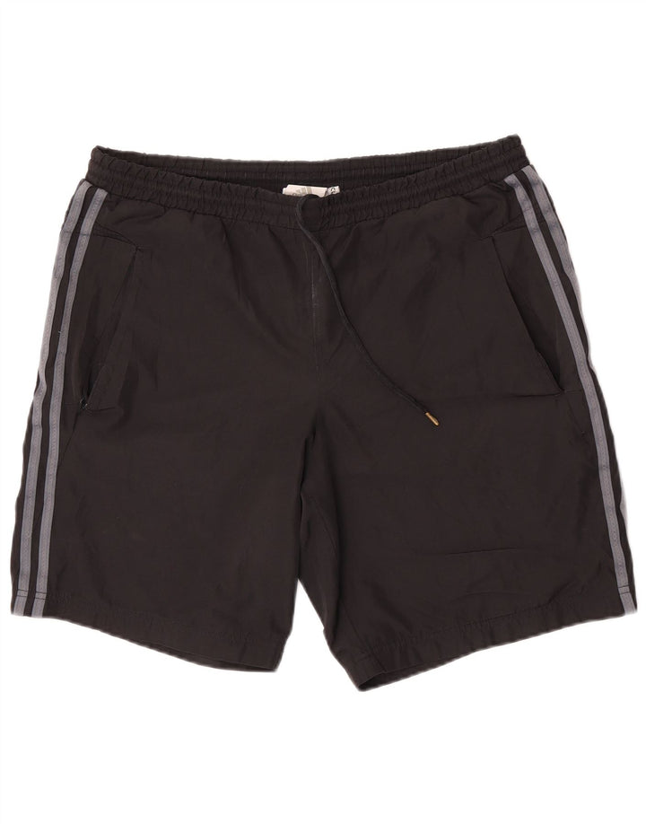 Adidas Short de Sport Clima 365 Homme Noir Moyen Polyester Colorblock