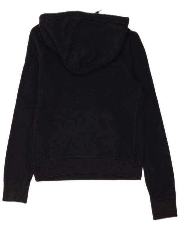 Abercrombie & Fitch Pull à capuche graphique pour femme UK 12 Coton noir moyen