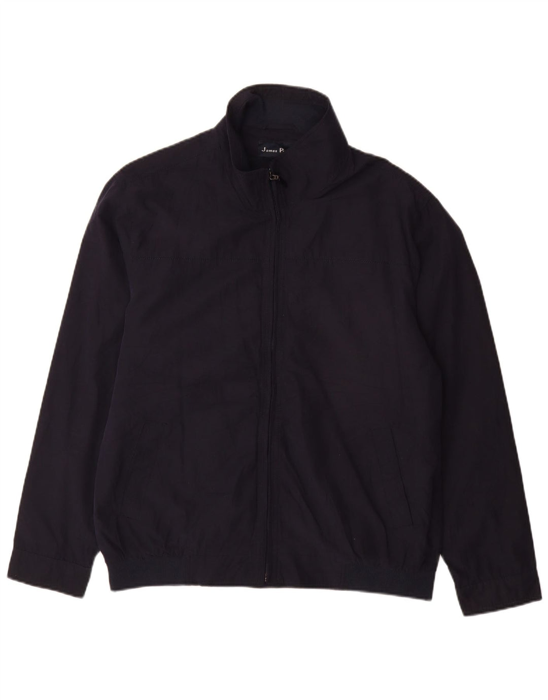 JAMES PRINGLE Veste Bomber Homme UK 38 Bleu Marine Moyen Polyester