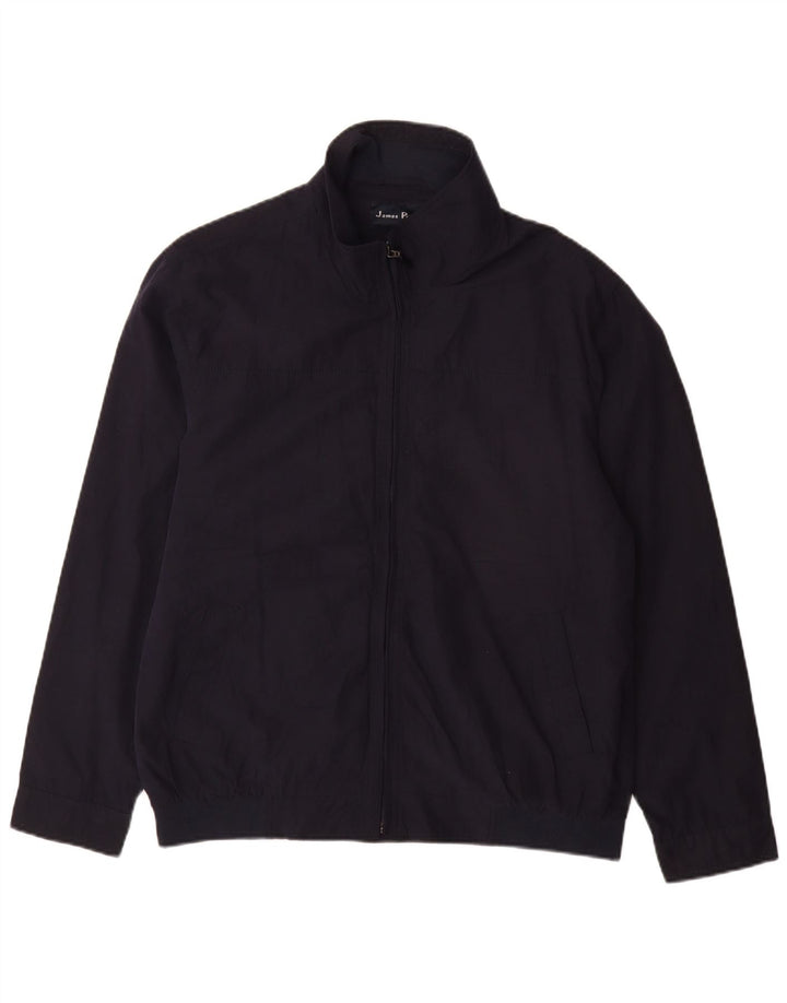 JAMES PRINGLE Veste Bomber Homme UK 38 Bleu Marine Moyen Polyester