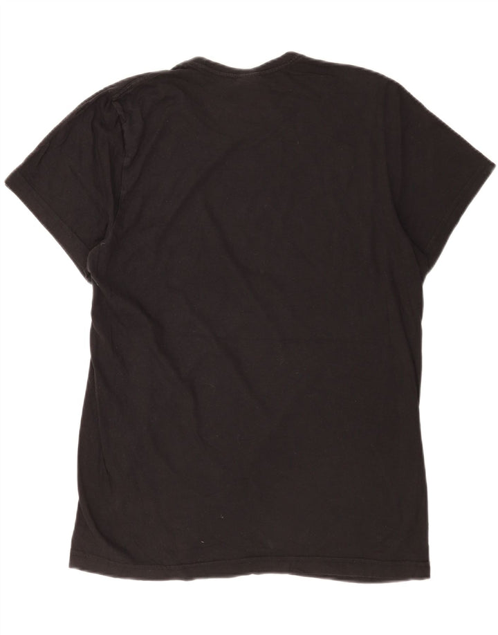 Adidas T-shirt graphique pour homme en coton noir moyen