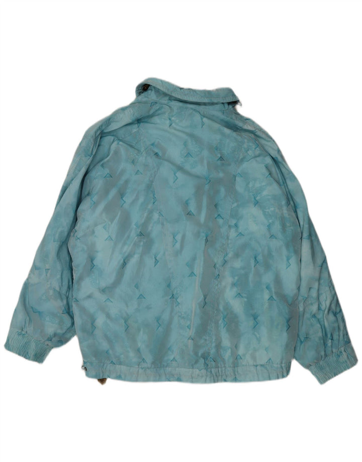 Emmegi Veste de Ski Pull Homme UK 38 Bleu Moyen Géométrique Polyamide