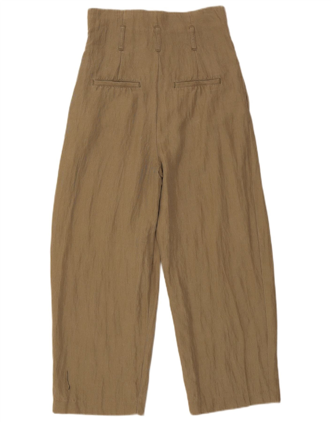 Pantalon court pegged Zara Femme Petit W26 L24 Kaki