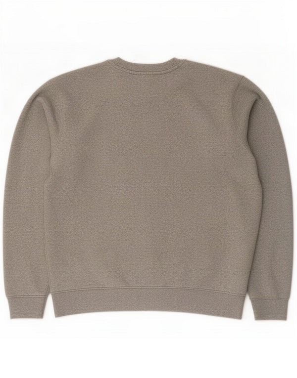 French Connection Sweat-shirt pour femme en coton moucheté gris moyen UK 44