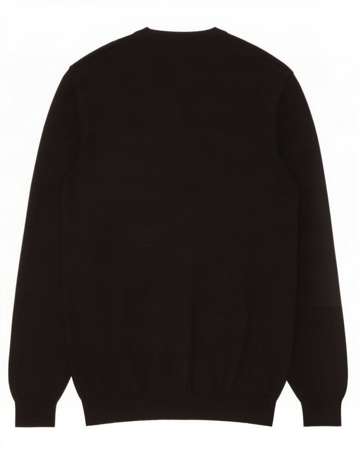Zara Pull Col Rond Homme Noir Moyen Viscose