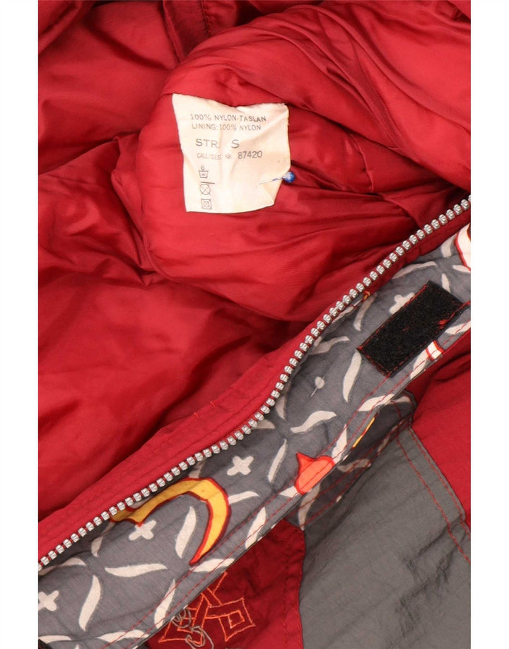 X-Cape Combinaison de ski pour femme UK 10 Petit nylon géométrique rouge