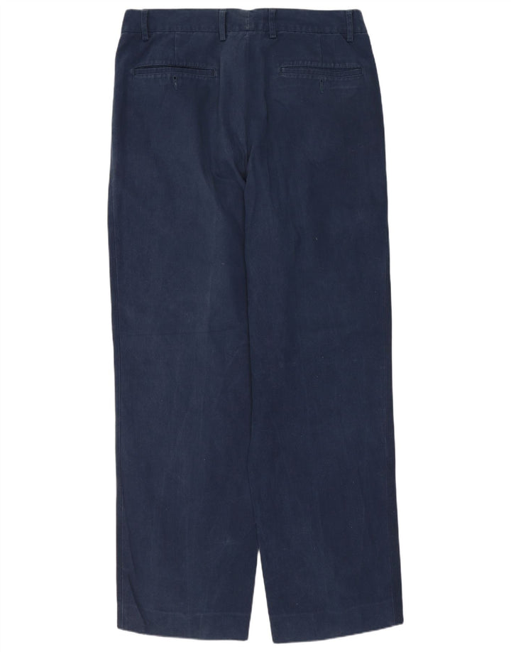 MISSONI Pantalon de costume pour homme IT 48 Medium W30 L30 Bleu marine Coton