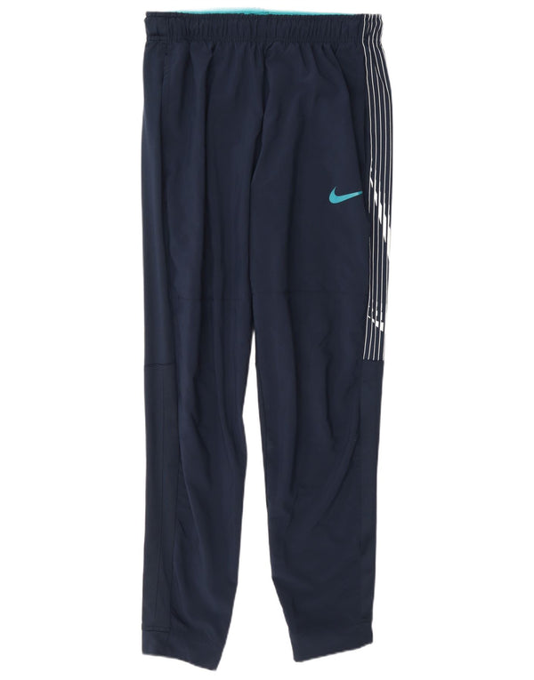 Nike Pantalon de survêtement graphique pour homme Bleu marine moyen Polyester