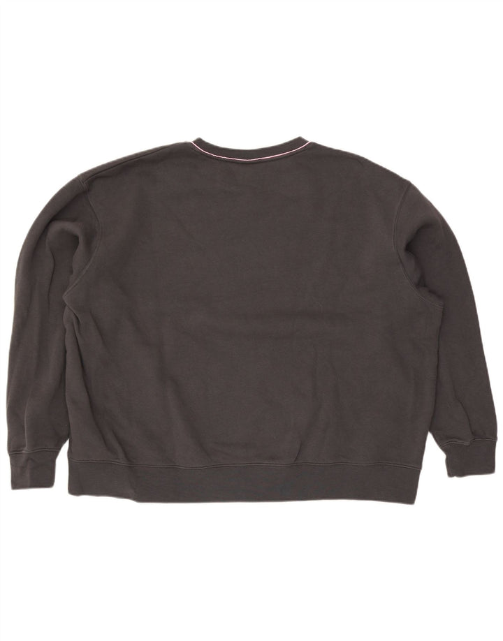 Nike Sweat-shirt graphique pour homme en coton gris 2XL