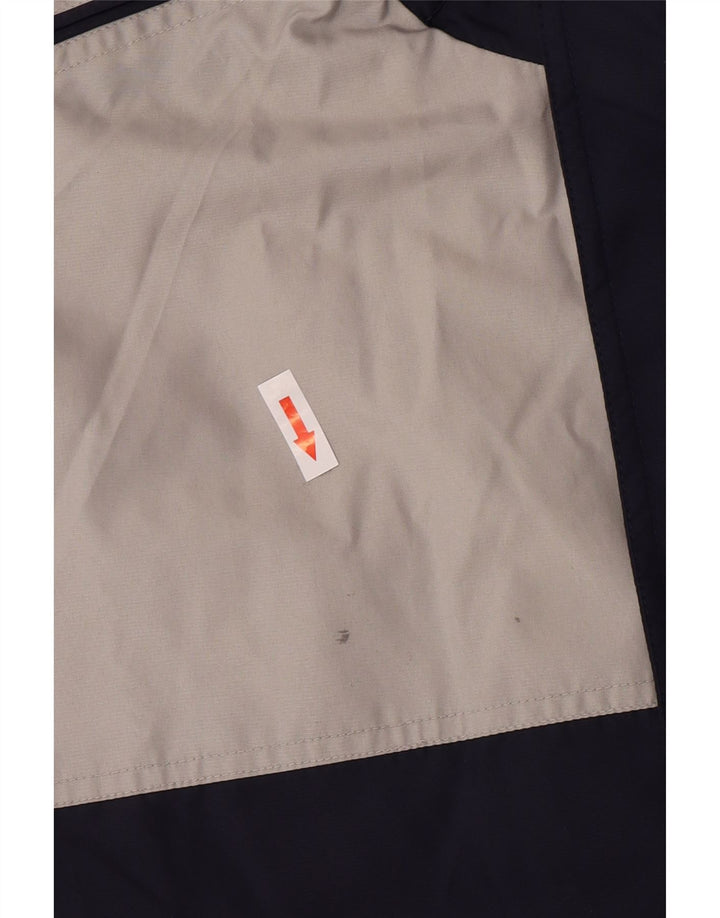 Reebok Bomber à capuche pour homme UK 38 Bleu marine moyen Colourblock