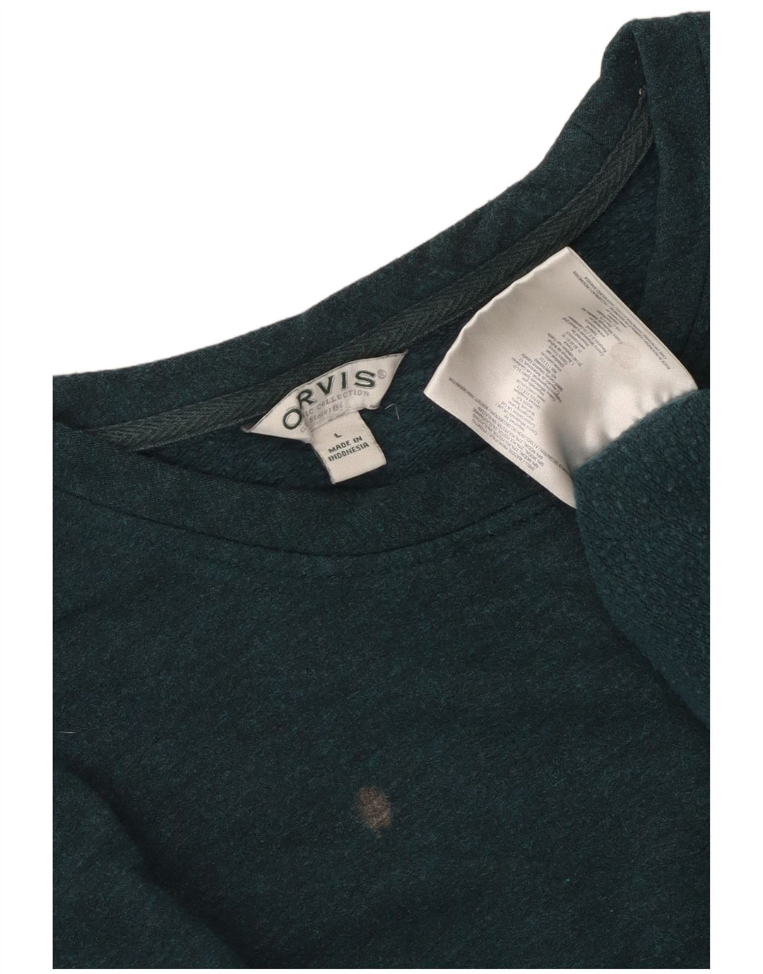 Orvis Sweat-shirt pour homme en modal vert Taille L