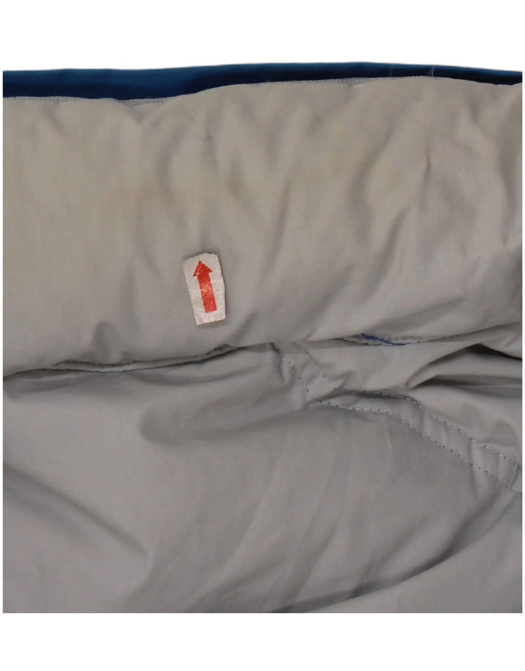 Diadora Veste matelassée réversible à capuche pour homme UK 40 Large Bleu Polyester