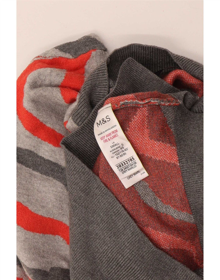 Marks & Spencer Pull col roulé pour femme UK 10 Petit Gris
