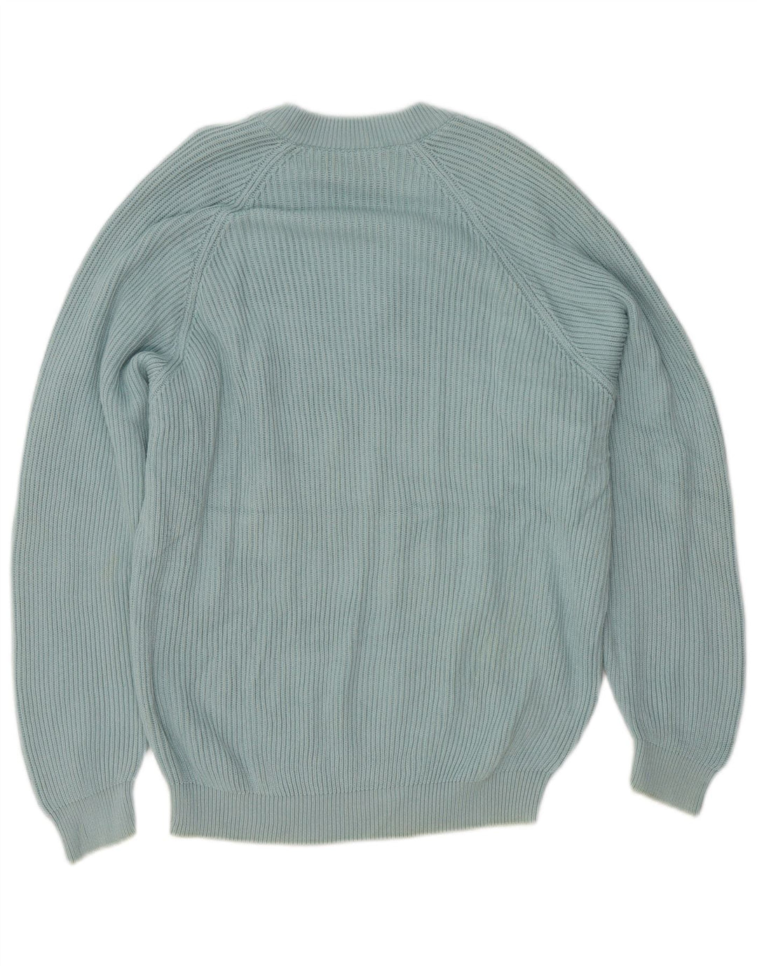 Stefanel Pull col V pour femme UK 16 Large Bleu
