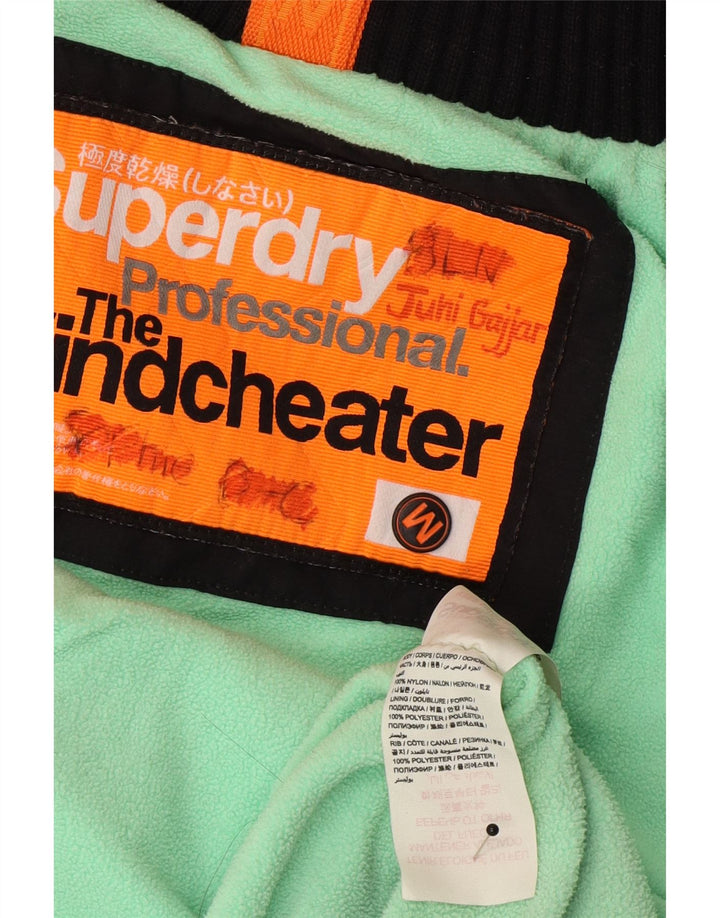 Superdry Veste coupe-vent The Windcheater pour femme UK 14 Medium Noir