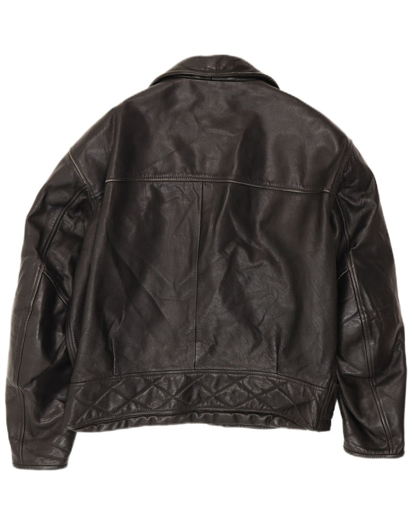 Dainese Veste de motard en cuir pour homme IT 52 Large Noir