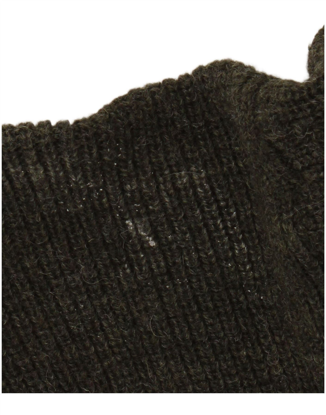 Barbour Pull col zippé pour homme XL Kaki Laine vierge
