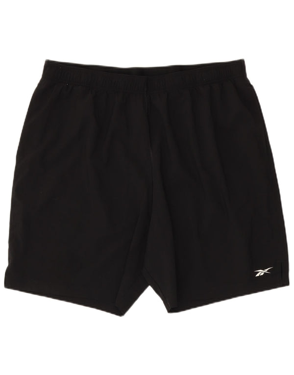 Reebok Short de Sport Speedwick Homme 2XL Noir Polyester