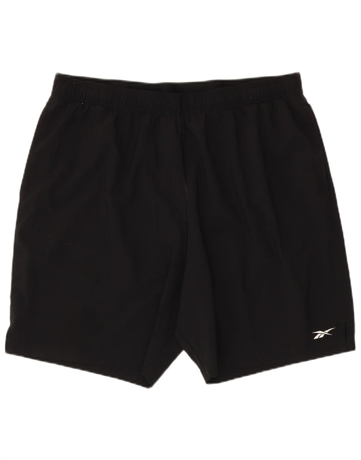 Reebok Short de Sport Speedwick Homme 2XL Noir Polyester