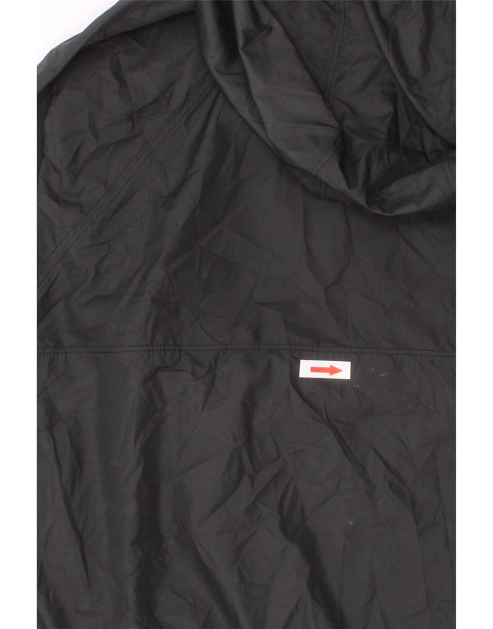 Under Armour Veste de Pluie Anorak à Capuche Garçon 7-8 Ans Petit Noir Polyester