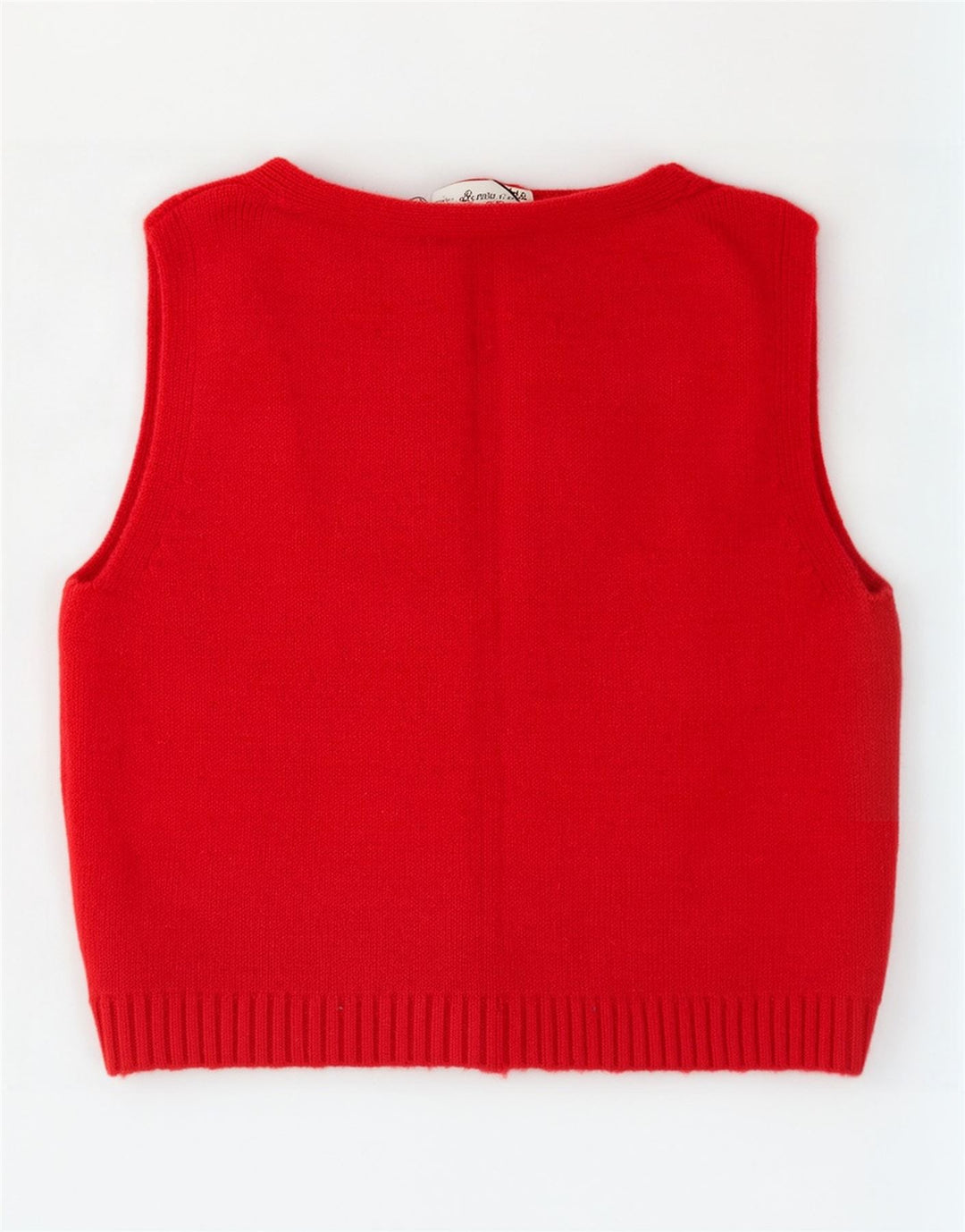 Zara Womens Crop Vest Débardeur UK 14 Viscose Rouge Moyen